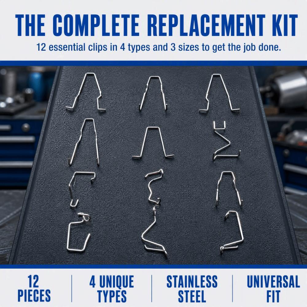 12Pcs Universal Headlight Retaining Clips Bulb Holder Clips Car Headlight Replacement