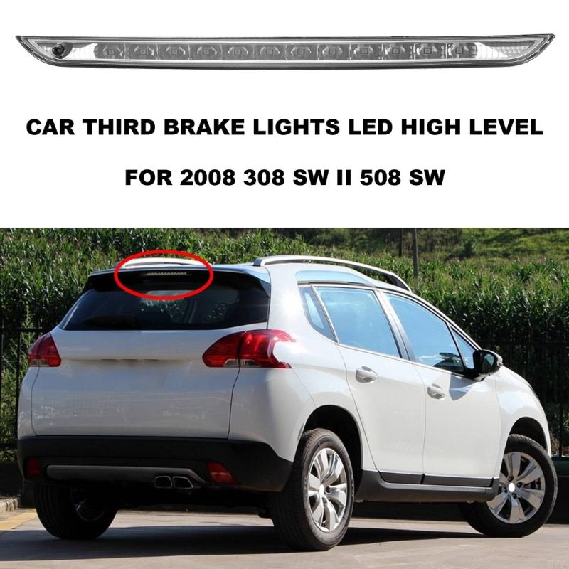 Spare Tire Brake Light High Mount Turn Signal Warning Reversing Third Rear Lamp for 2008 308S 508 9806719280 9809078580