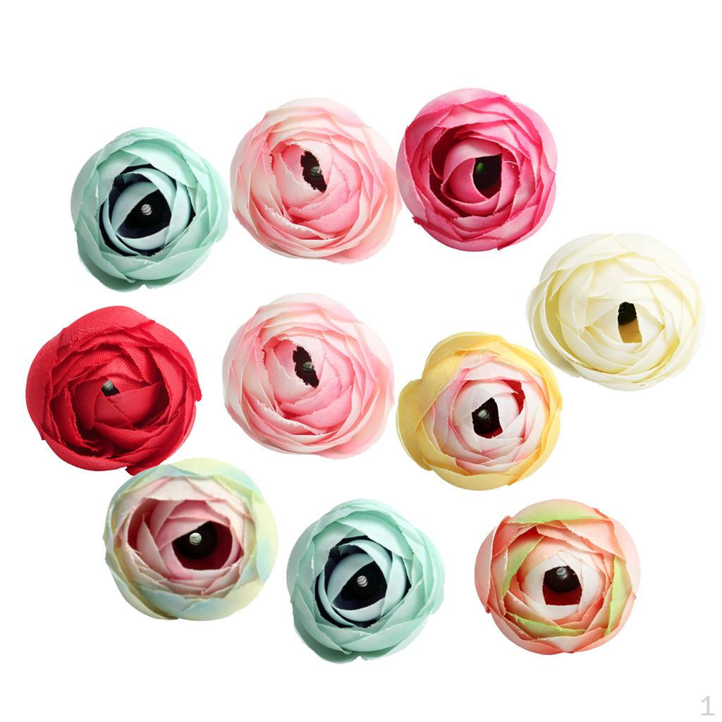 

10 3cm Artificial Silk Camellia Flower Ball for Wedding mixed