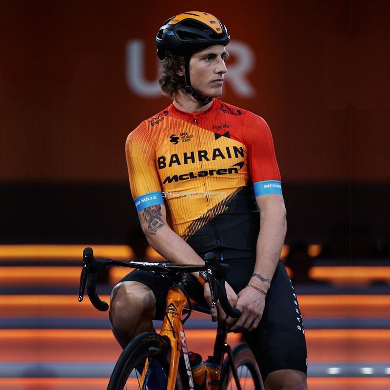 Mens Cycling Jersey Set Short Sleeve Breathable Quick-Dry Bike Apparel Outdoor Ride Gear