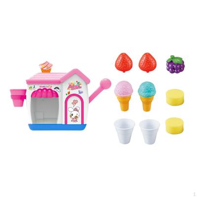 Baby Badespielzeug Eiscreme Schaummacher Dusche Tragbar Badewanne Blasenmaschine Rollenspiel Kuchen Spielen