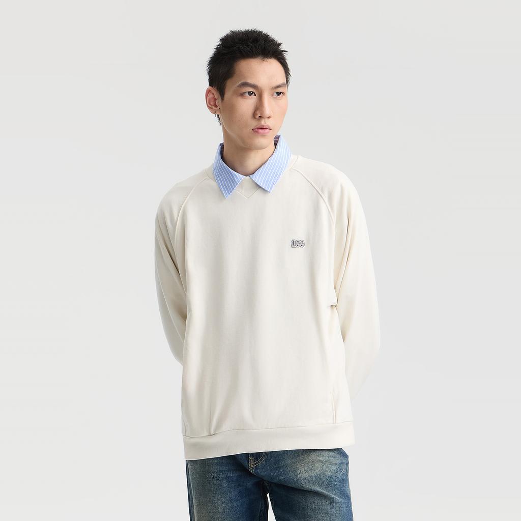 Lee FW25 Sweatshirt Men's White LMT011097209288K15000