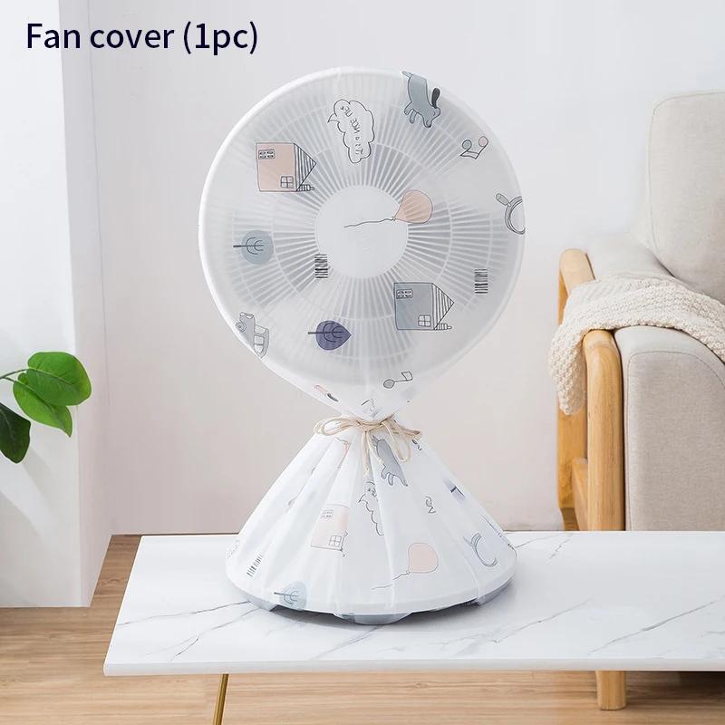 Portable Fan Cover Dustproof All-inclusive Electric Fan Dust Cover Household Floor Waterproof Protective Cover Accessories