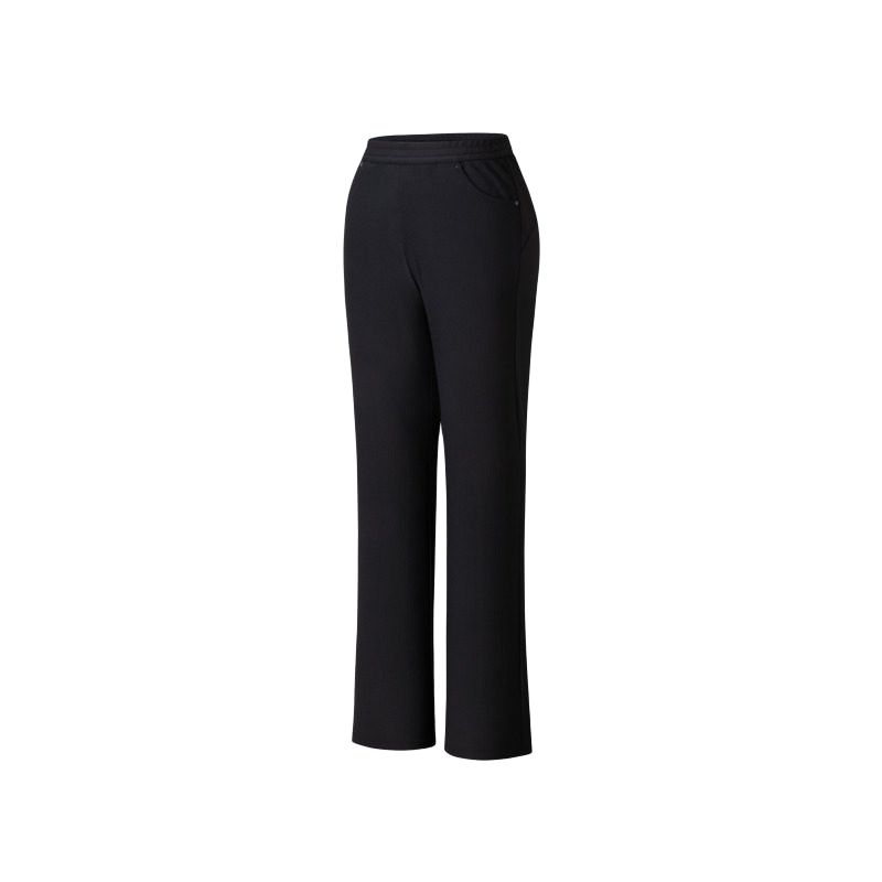 Anta Champion All-Weather Series Elastic Solid Color Soft Simple Sports Pants Women bottoms 162620516-3 L