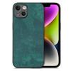 For iPhone 14 Plus Case Shockproof Slim Retro Leather Phone Back Cover
