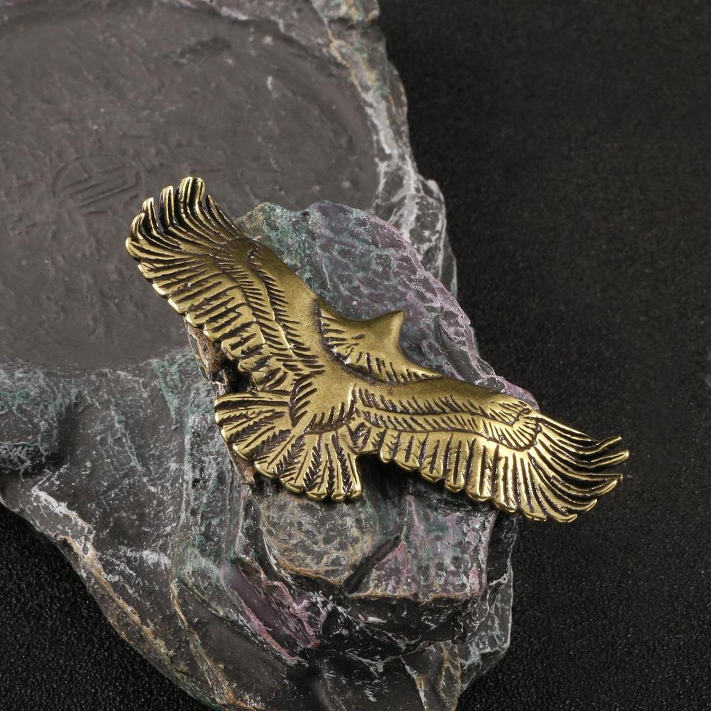 Eagle Keychain Pendant ,Key Chain Charm Gift ,Home Decoration Brass Statue, Mini