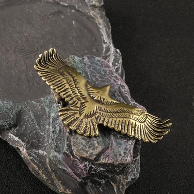 Adler Schlüsselanhänger, Schlüsselanhänger, Geschenk, Wohndekoration, Messingstatue, Mini