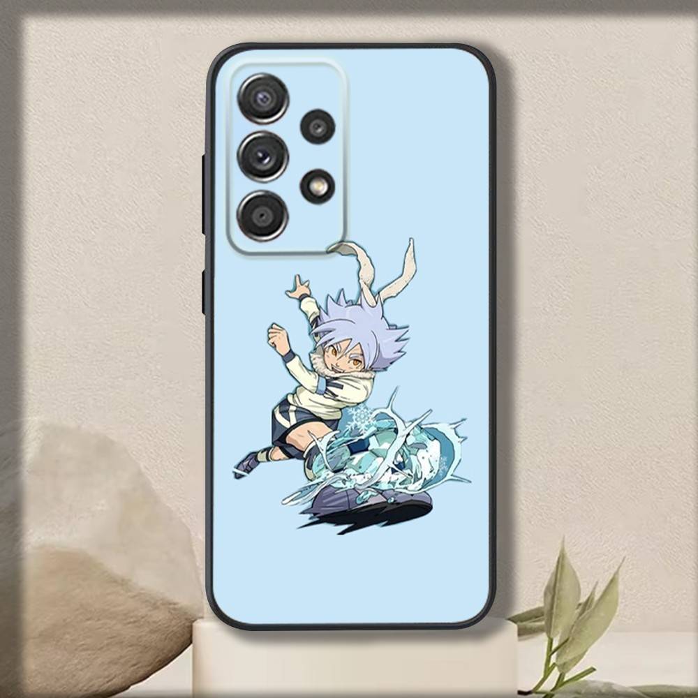 Anime I-InazumaS Elevens Phone Case For Samsung S 25,24,23,22,30,21,10,9,Ultra,Plus,Lite,FE,4,5 G Soft Black Case