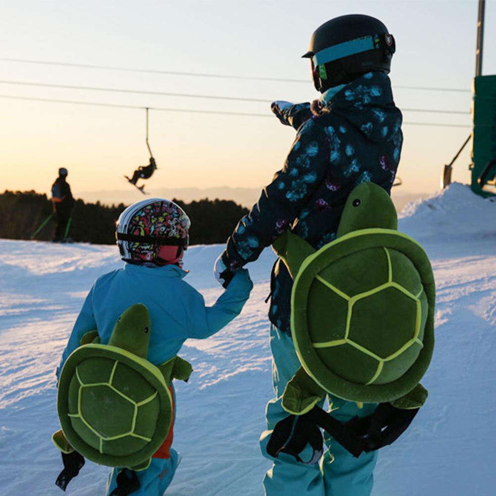 Schildkrötenform Hüftschutzkissen Knieschoner Set für Erwachsene und Kinder Winter Outdoor Skifahren Skaten Ausrüstung