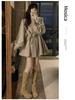 2025 Autumn Retro French Loose Trench Coat – Women's Versatile Mid-Length Slimming Design