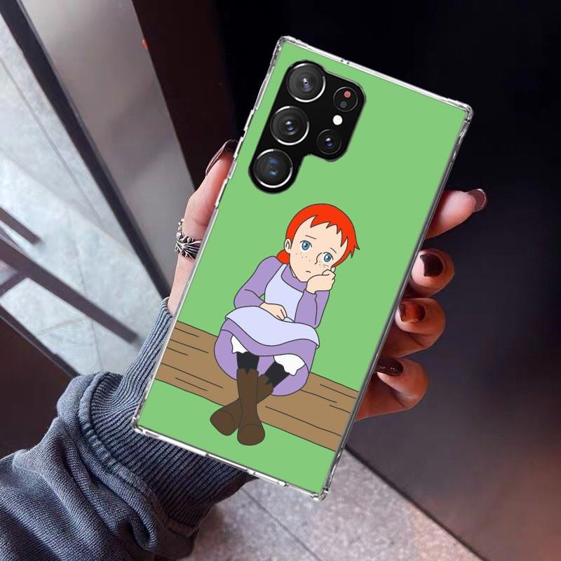 A-Anne Of Green Gables Shirley Phone Case For Samsung Galaxy S26 S25 Edge S24 S23 Ultra S22 Plus S21 S20 FE Soft TPU Back Cover