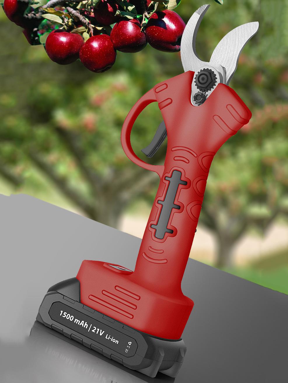 

Литиевые секаторы Садоводство Садоводство Портативные электрические электроножницы Аккумуляторные красный