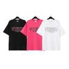 Unisex Oversized Cotton T-Shirt With Bold Letter Print Vintage Washed Loose Fit Casual Tee