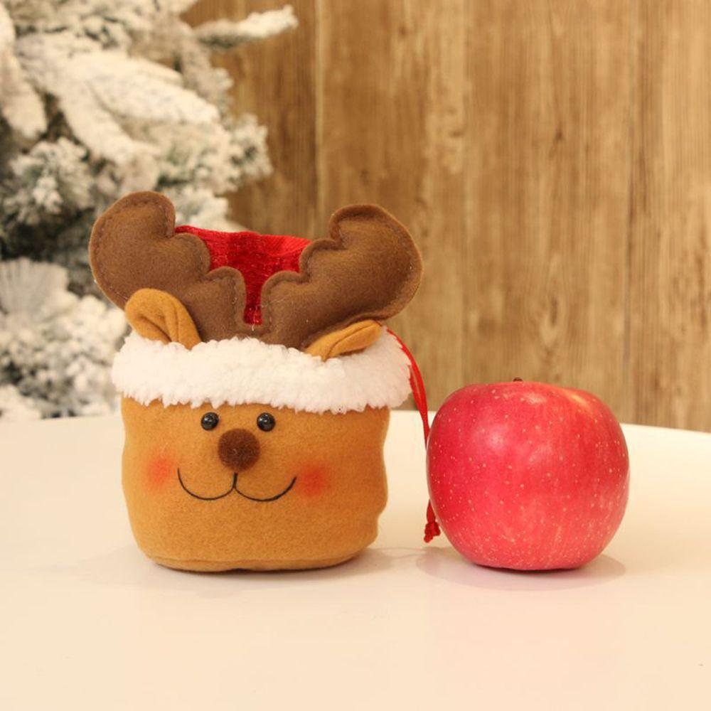 Decoration Xmas Supply Snowman Candy Bags Christmas Tree Decor Apple Container Gift Storage