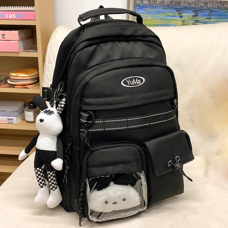 Children's Schoolbags Elementary School Students  Girls Junior High School Students  High School Pain Bags Multi Layer