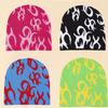 Jacquard Gothic Pattern Handmade Elastic Hat Soft Winter Warmer Knitted Hat Cold Winter Presents for Students Teenagers