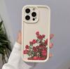 The new rose is suitable for iphone17pro mobile phone case, Apple 15 anti-drop 14 foreign trade 13promax personality 16x.