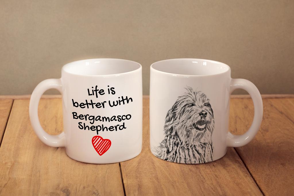 Bergamasco Shepherd Dog, Bergamasco Sheepdog – Cup with a dog, cup with a photo | Art-Dog