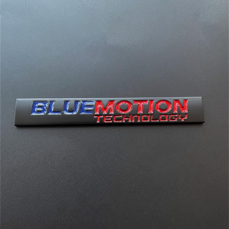 3D Metal Blue Motion Logo Bluemotion Emblem Car Trunk Badge Decal For VW Passat Polo MK6 Golf 7 Bluemotion Sticker Accessories zd2