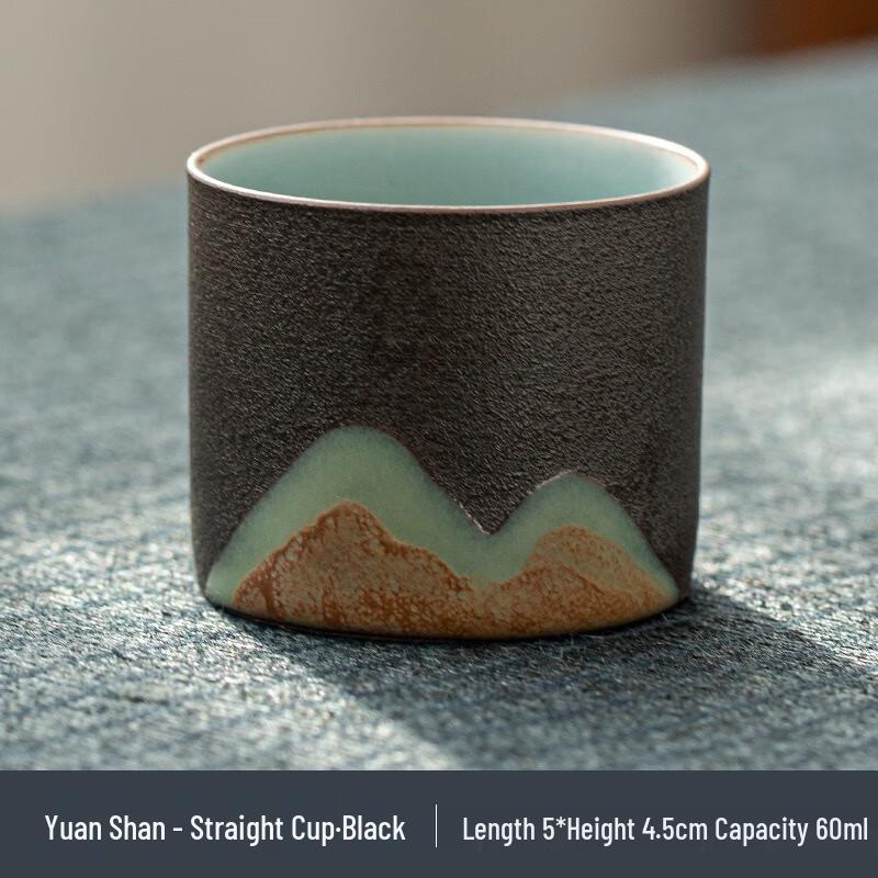

Tao Zhide Hand-Painted Glazed Ceramic Teacup