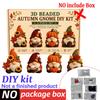 3D Beaded Gnome DIY Beading Craft Material Kit Set DIY Cute Animal Dwarf Bead Craft Set NO/with Box (Not a Finished Product)