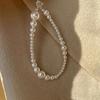 S925 Sterling Silver Positive Round Strong Light Pearl Bracelet Girl