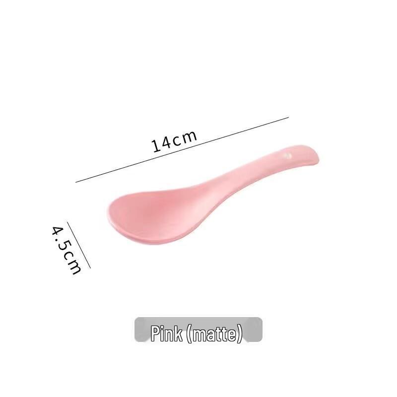 Japanese Style Cute Cartoon Ceramic Spoon Set