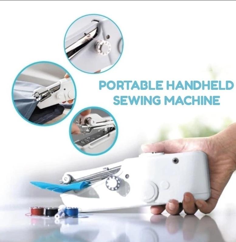 Handheld Electric Sewing Machine Mini Portable Sewing Machine Convenient Clothing Sewing Tool