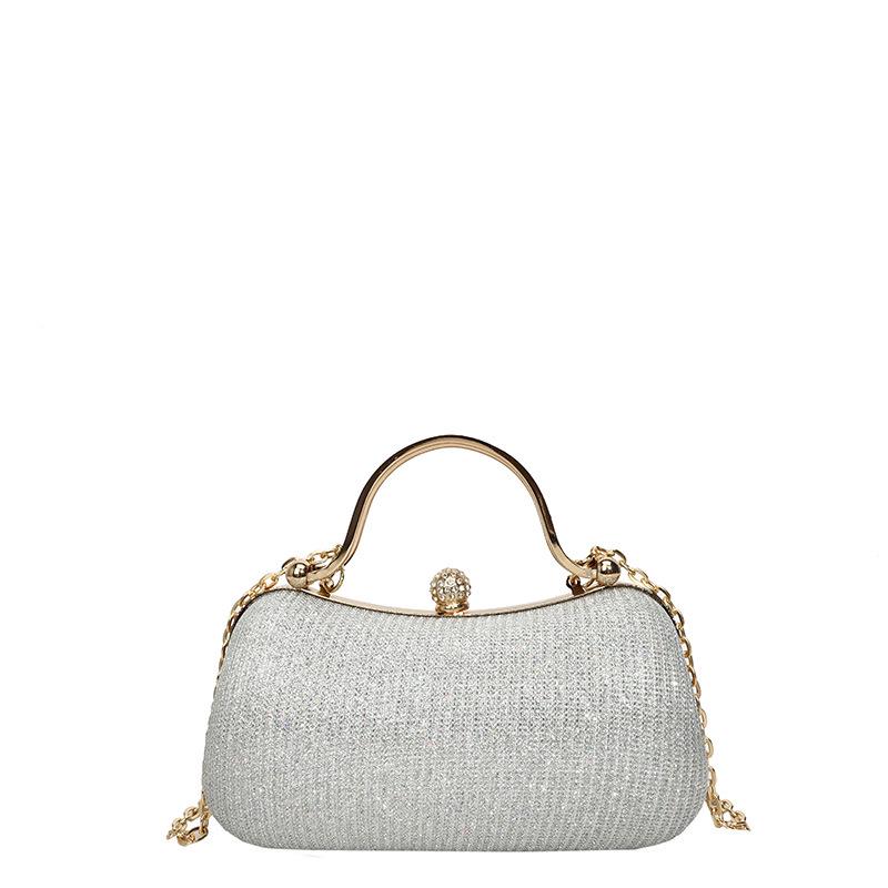 Bolsa de Ombro Transversal de Festa da Moda 2025 com Design de Corrente