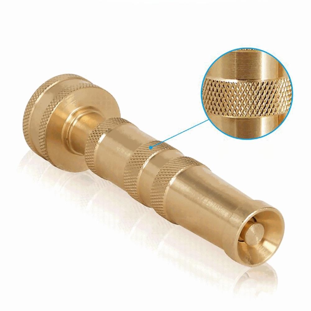 Garden Irrigation Garden Irrigation 4 Inches 3 4 Screw Thread Brass Spray Nozzle Adjustable Flow Control Garden Irrigation