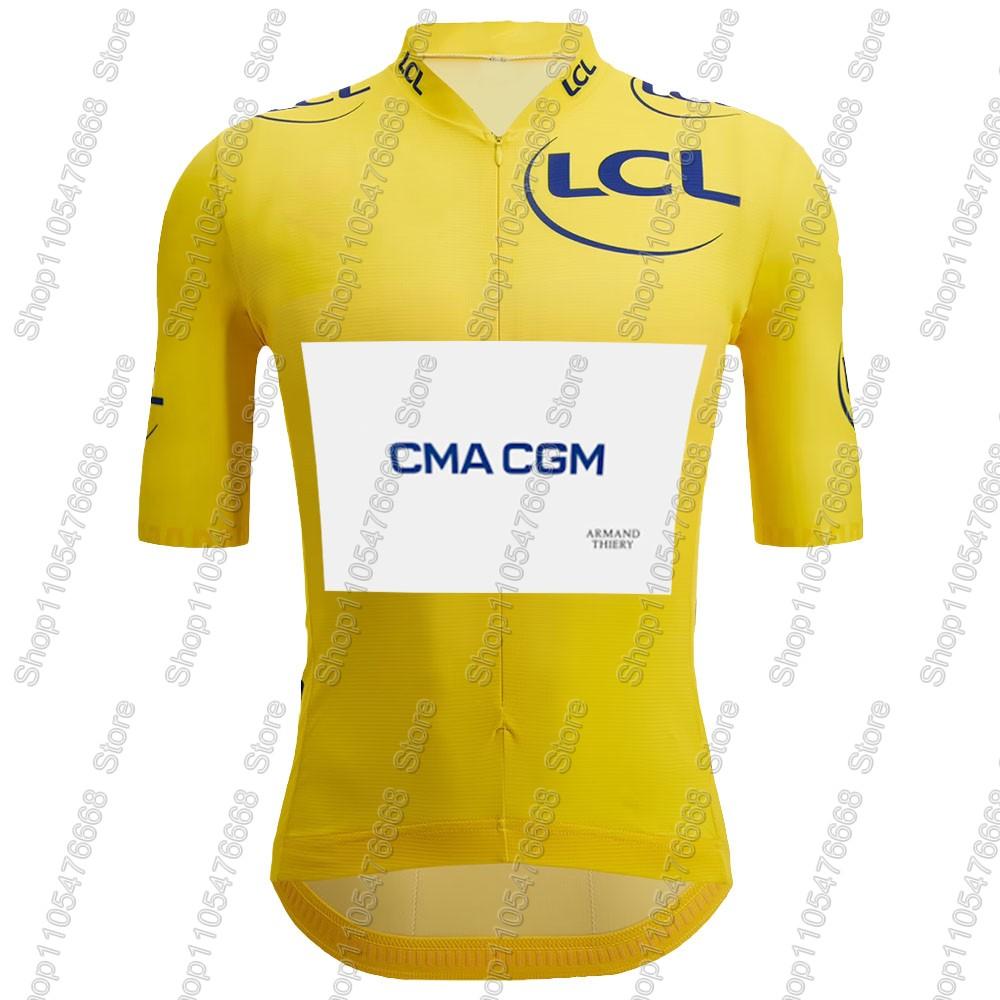 Cycling Jersey Set France Tour Men Bicycle TDF-Clothing Road Bike Shirts Suit Bicycle Bib Shorts MTB Maillot