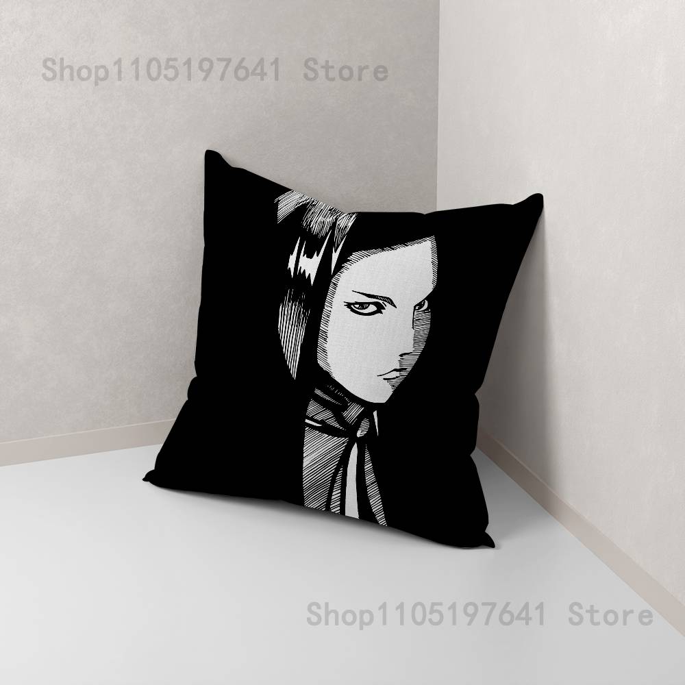 Anime E-ergo P-Proxy Pillow Case For Sofa Decor Car Office Room Printing Cushion Cover Decorations and Protector