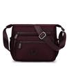 Women's Bag Multi-Layer Zipper Shoulder Bag Nylon Crossbody Bag