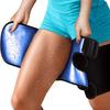 1 Pair Unisex Adjustable Sauna Thigh Sweat Bands - Shaping Leg Sleeves For Swelling Reduction, Sports Fitness Leg Protectors