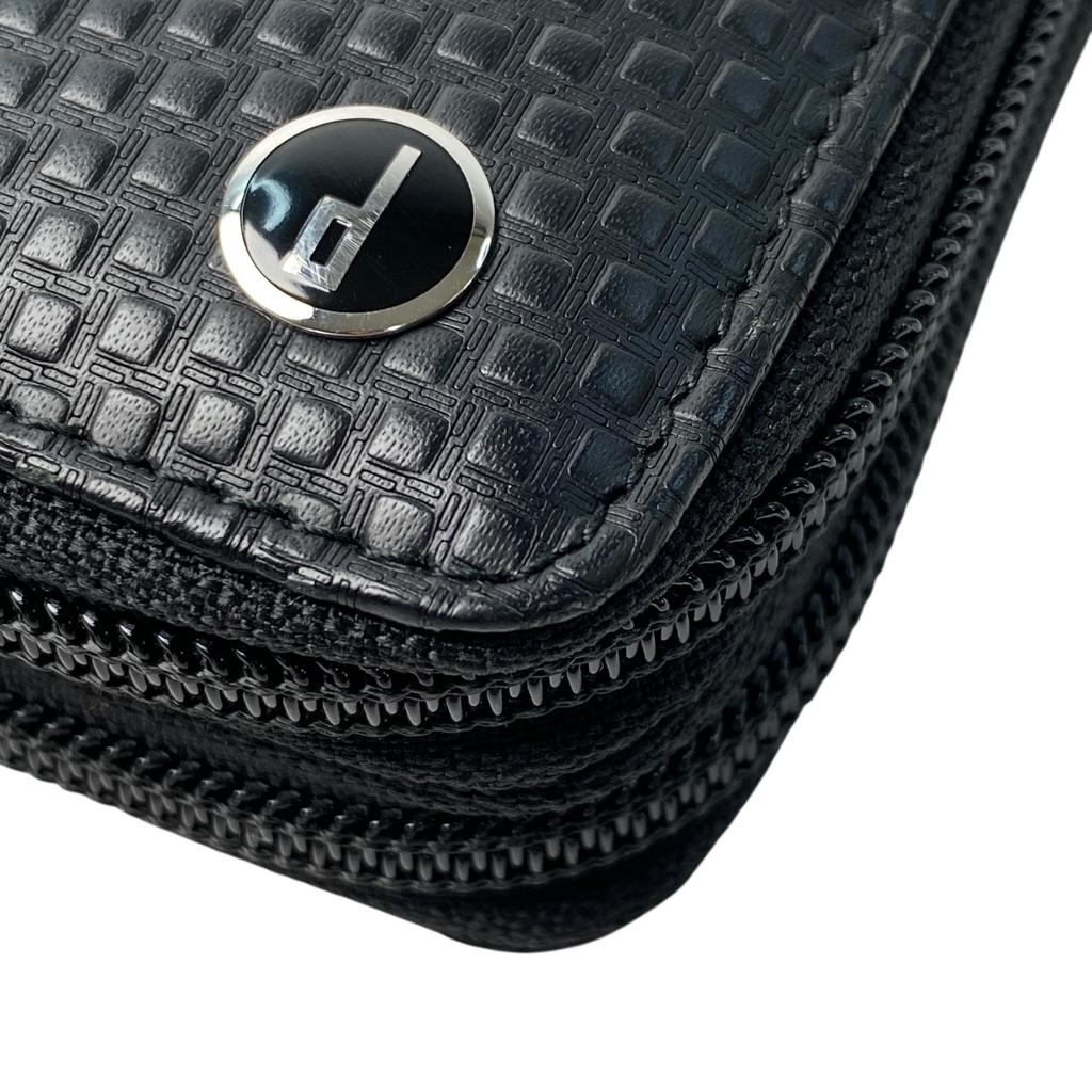 Used DunhillPurse Black Leather Mens
