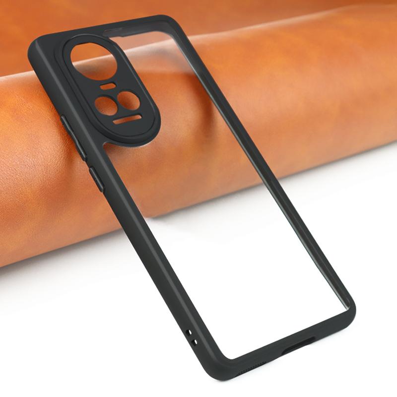 For Oppo Reno10 5G (Global) Anti-Scratch Clear Phone Cover TPU+PC Phone Shell Case