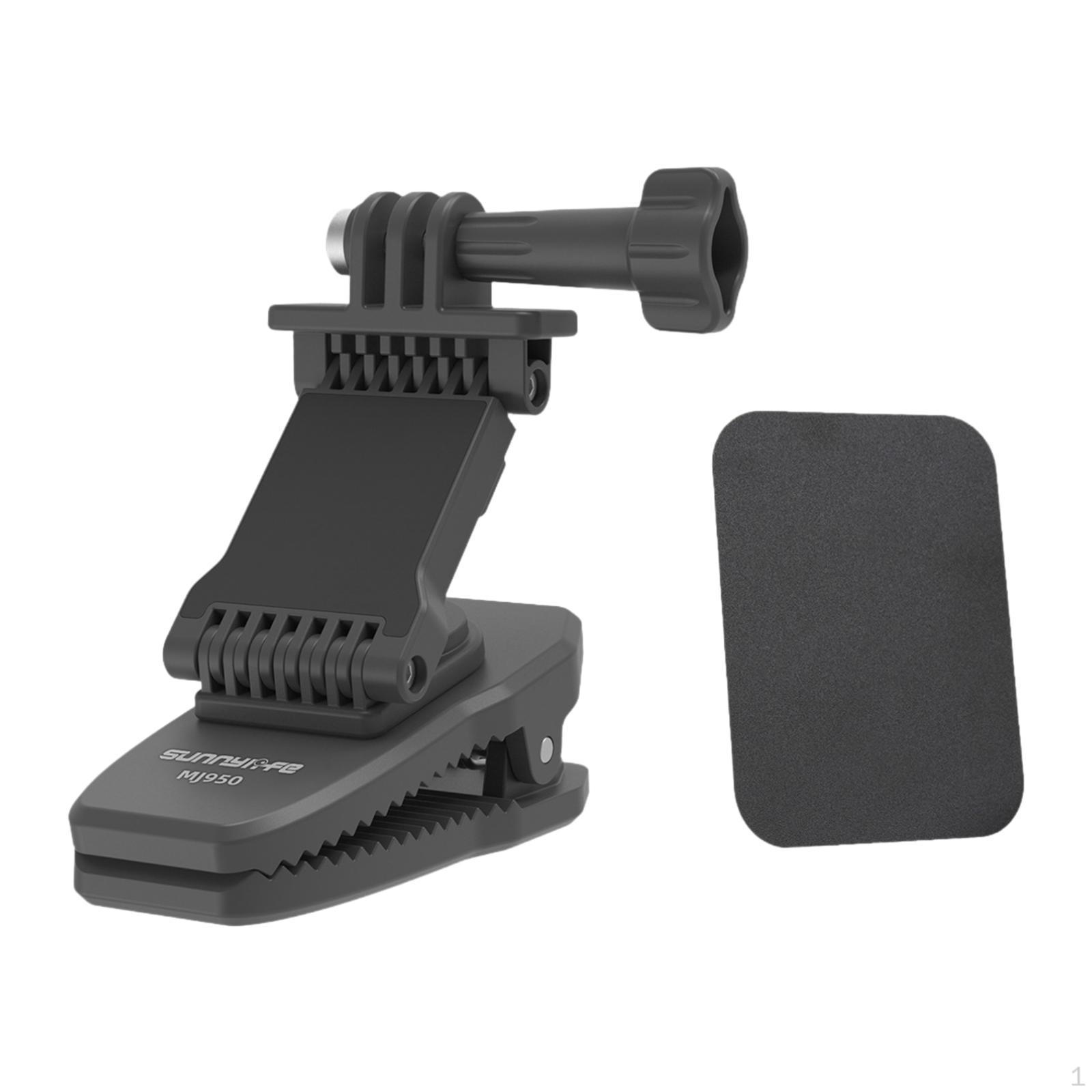 Action Camera Backpack Strap Mount Extendable Quick Installation Professional Clip