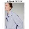 UR Women's Irregular Placket Cotton Shirt