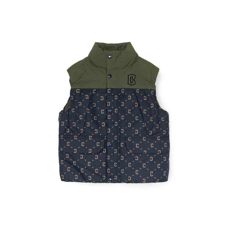 

Новый пуховый жилет MLB темно-синий для подростков 7ADVRM146-45NYD 120