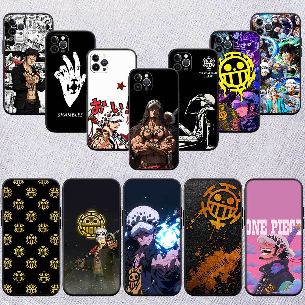 Art One Piece Law Case for Samsung Note 20 10 S25 Plus Ultra Lite FE M20 M21 M30 M31 M51 A11 A26 A51 A52 A53 A56 A70 A71 A72 A73
