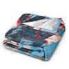 Kasane Teto Blanket Anime Vtuber Plush Novelty Soft Throw Blanket for Bedspread Textile Decor