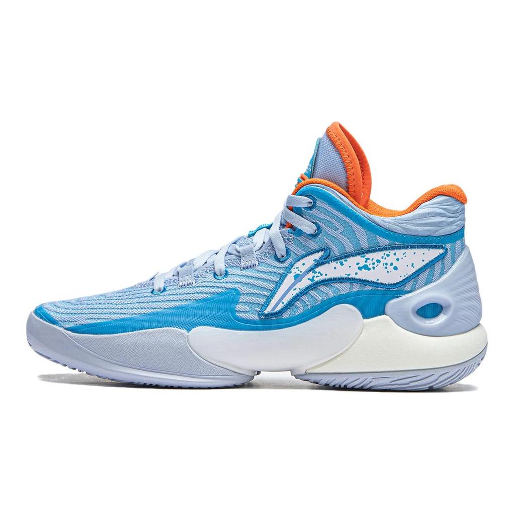 Li Ning YOUNG Yushuai 18 YOUNG Low Top Children's Basketball Shoes Blue Unisex YKBU034-7