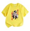 Kids Boys Girls 100% Cotton Crew Neck Short Sleeve T-Shirt, Cute Anime Character Print Casual Summer Tees for Cartoon Demon Slayer Fans Daily Wear Out