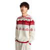 Li-Ning Sport Lifestyle Series Color Block Letter Pattern Knit Sweater Men Sweater AMBW049-1