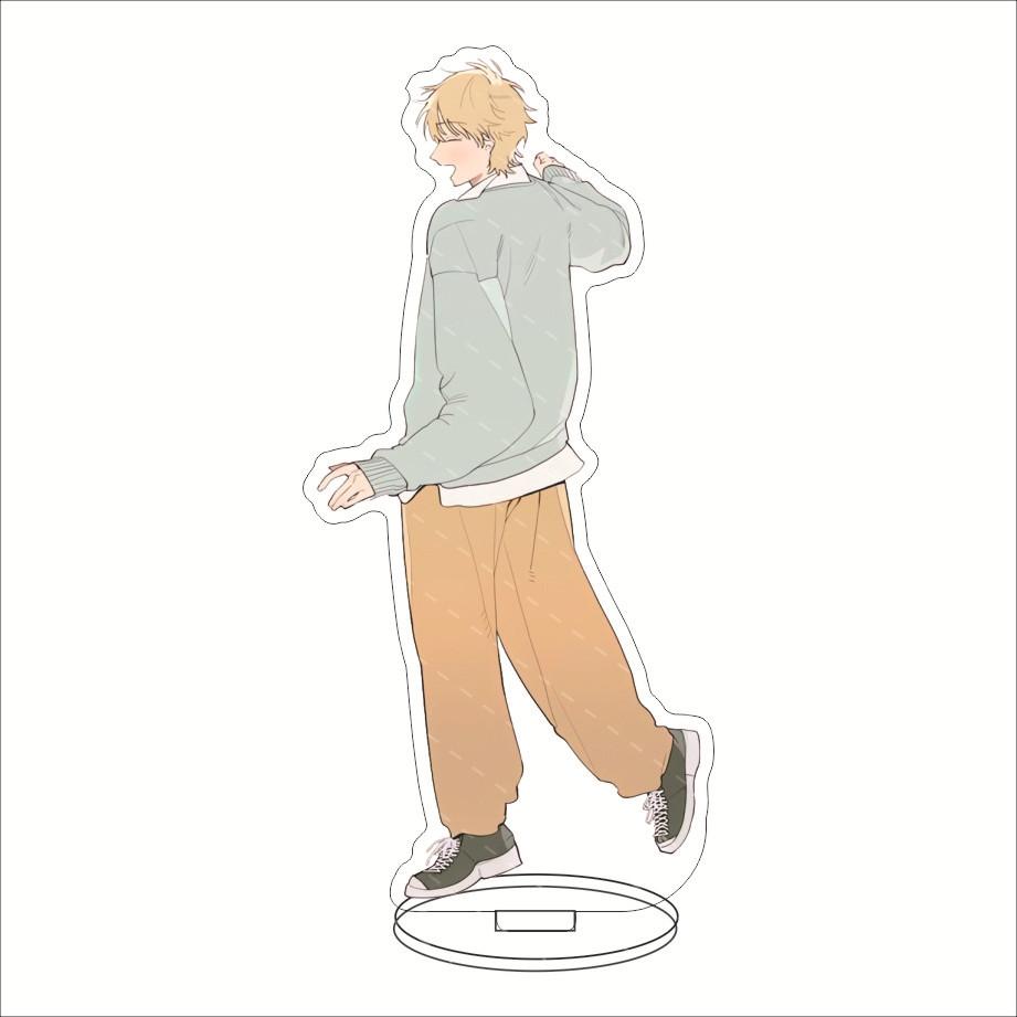 Anime Skip And Loafer Acrylic Stand Model Plate Decoration Desk Figure Display Students Gift Animation Product Ornaments Couple
