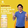 Coolkin contains calcium, zinc, and magnesium, beneficial for bone, nerve, and emotional health; easily absorbed formula.