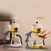 Glass Dolphin Automatic Tea Set and Teapot for Home Lazy Tea Maker Kung Fu Teacup Office Teaware Sets