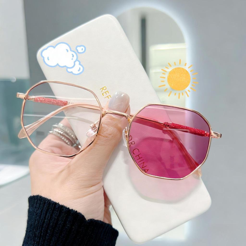 

Small Fresh Heart Shaped Sunglasses With Protection For Fashion And Sun Protection Rose Gold