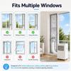 Waterproof Portable AC Window Seal Oxford Fabric Window Insulation Panel  Portable Air Conditioner
