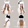 Women S Winter Panda Faux Fur Trapper Hat Warm Ear Flap Cute Plush Ski Cap